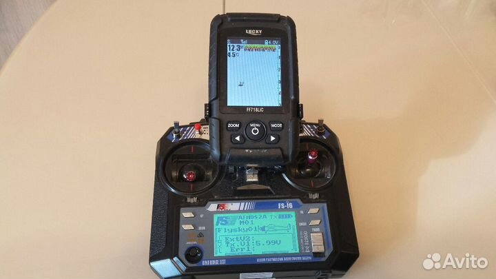 Крепление на пульт для эхолота lucky 718-918 и авт