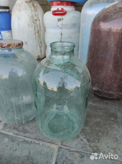 Стеклянные бутыли 10 л