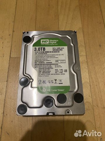 Жесткий диск WD Green 3Tb