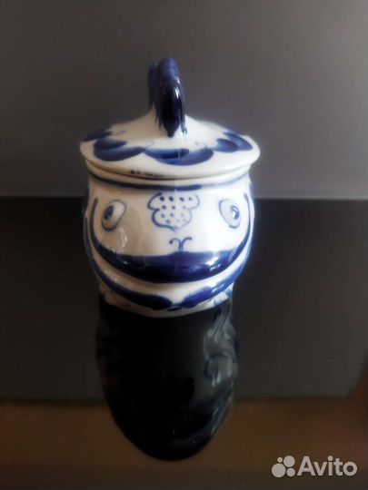 Сказочная рыба фарфор. Гжель