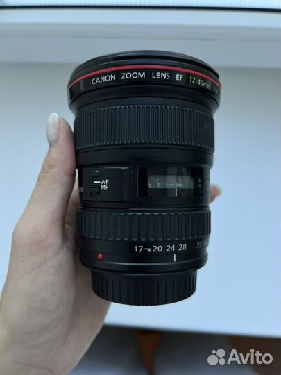 Объектив canon EF 17-40 mm f/4L USM
