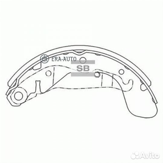 Sangsin brake SA055NEW Тормозная колодка SA055NEW