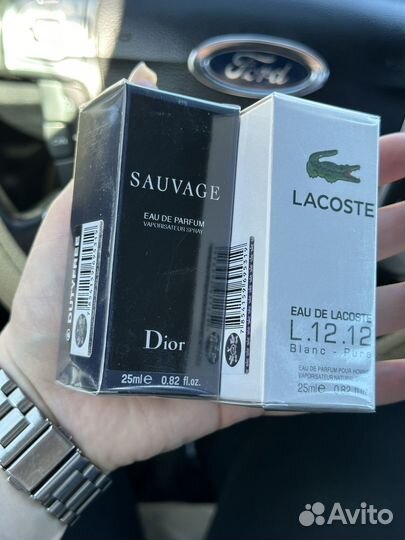 Духи дюти фри саваж диор лакост бланк