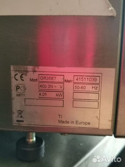 Электрический Гриль Tecnoinox GR36E/6/01