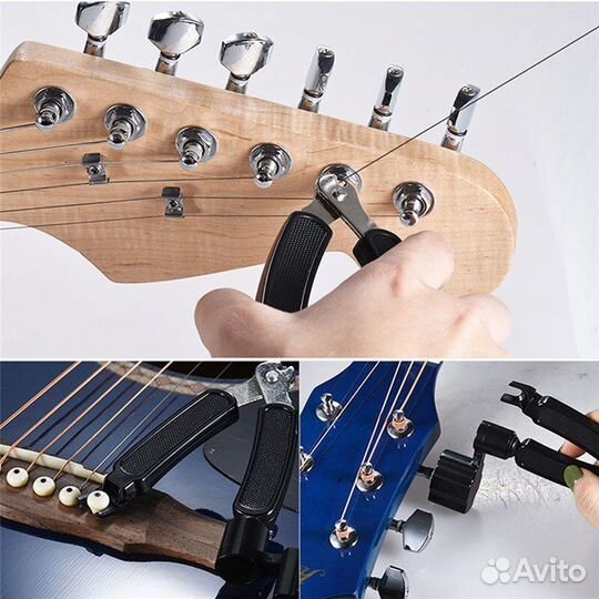 Ремонт, замена струн на гитаре, укулеле, балалайке