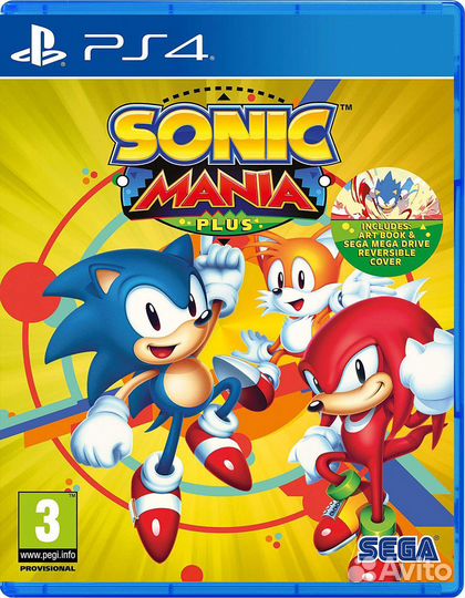 Sonic Mania Plus PS4, английская версия