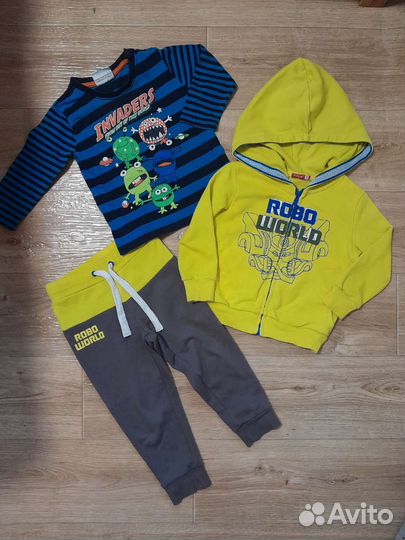 Детские вещи пакетом на мальчика 80, 86, 92