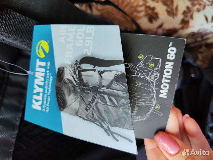 Новый рюкзак Klimit motion 60l