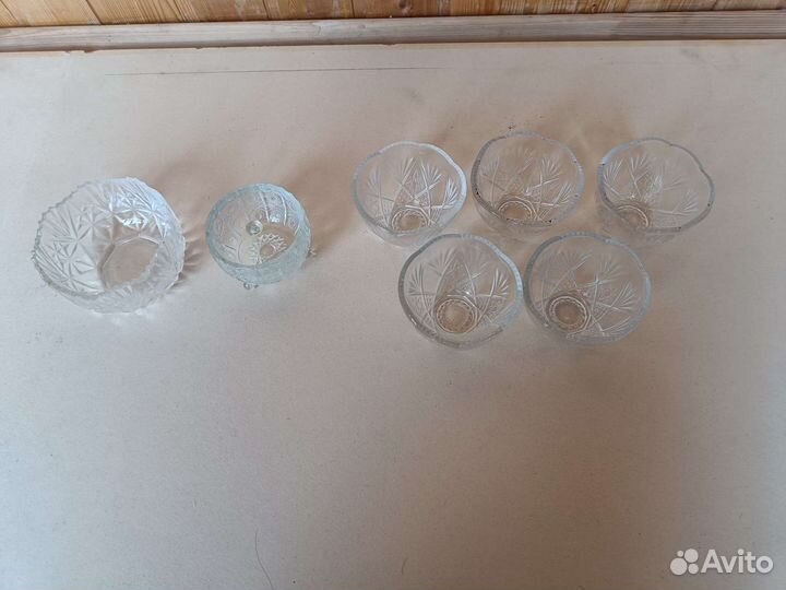 Конфетницы, джемницы, соусницы стекло