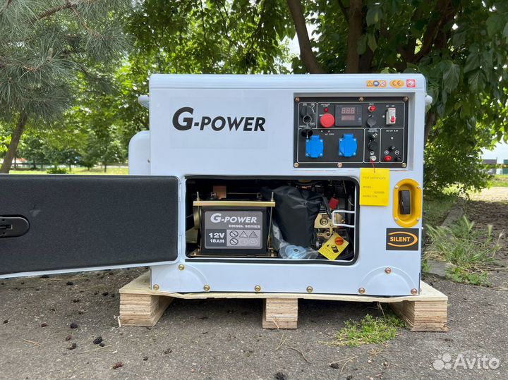 Дизельный генератор 10 kW G-power