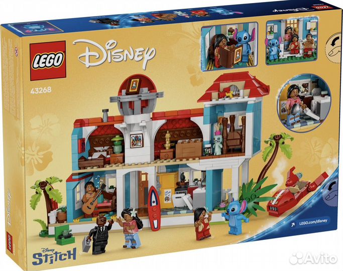 Lego Disney 43268 Лило и Стич: Домик на Пляже
