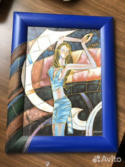 Картина настенная с девушкой