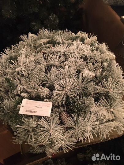 Новые Новогодние венки Karlsbach с лампочками 60см