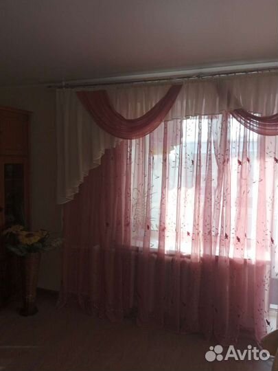 Шторы с ламбрикеном на 3 м окно