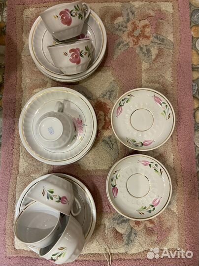 Сервиз кофейный и чайники заварочные