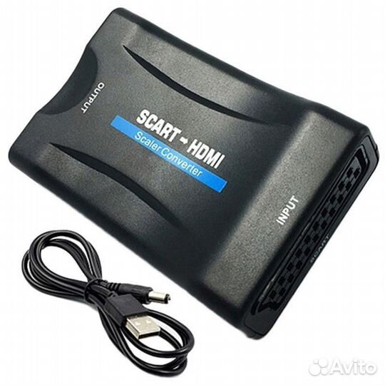 Конвертер- преобразователь Scart to hdmi