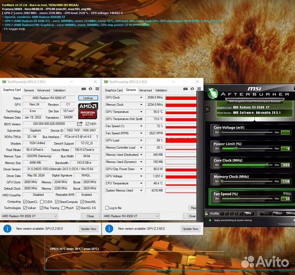 RX 6500 XT Gigabyte gaming OC 4GB