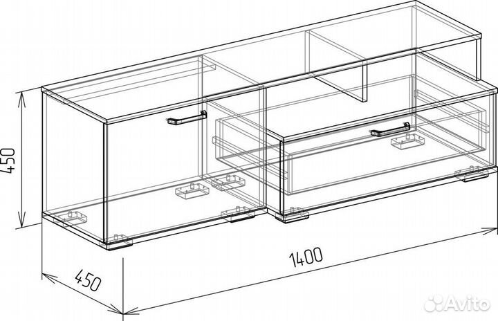 Джаз Тумба тв №5 Союз-мебель