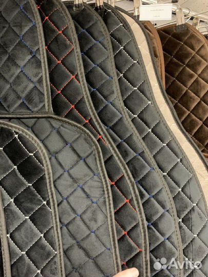 Чехлы накидки на сидения алькантара меховые велюр