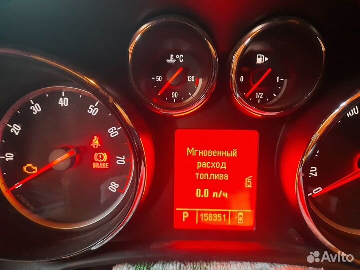 Opel Astra 1.4 AT, 2011, 158 000 км