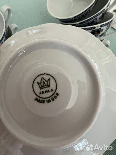 Кофейный сервиз khala гдр немецкий