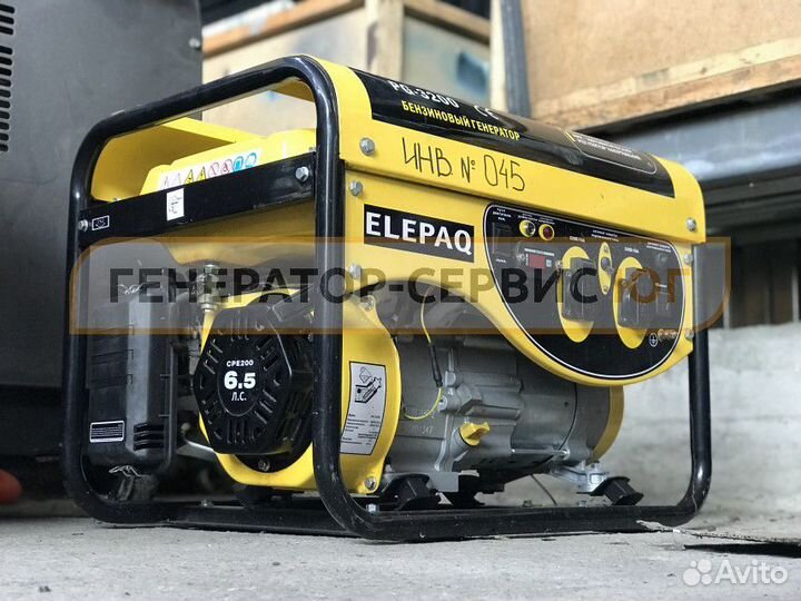 Аренда бензогенератора 2,5 кВ, 5 кВт