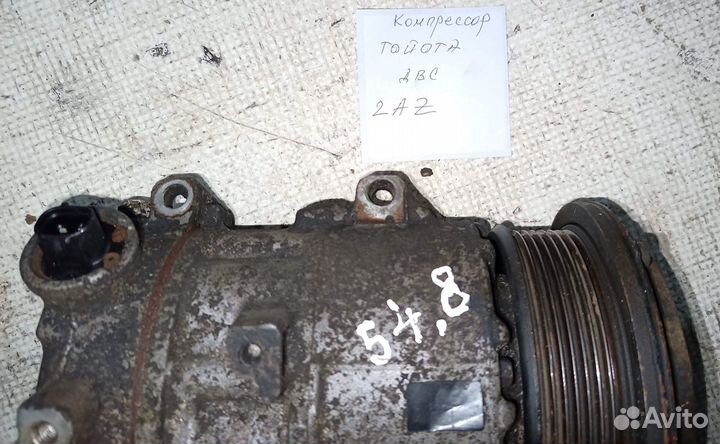 Компрессор кондиционера Двс 2azfe 2AZ-FE Тойота