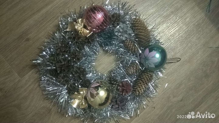 Новогодний рождественский венок