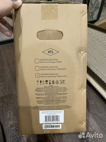 Корпус ardor gaming Rare Minicase MS2 WG белый