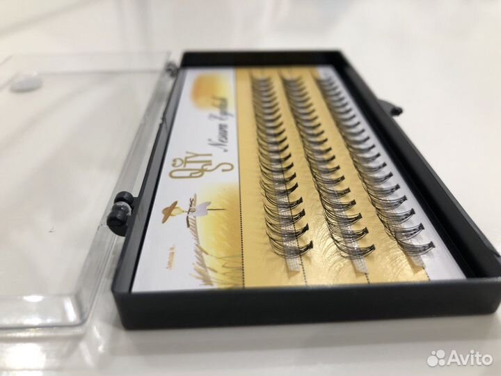 Ресницы пучки 10D 10 мм, 12 мм