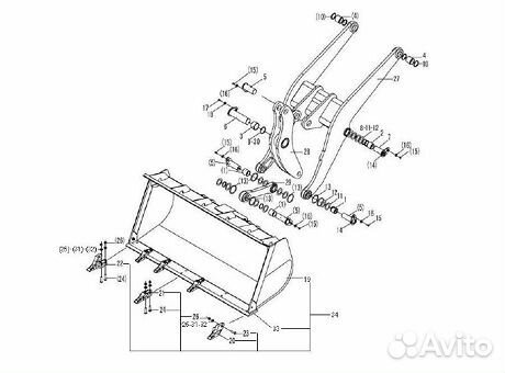Кольцо LGB307-60 - 4043000127 (sdlg)