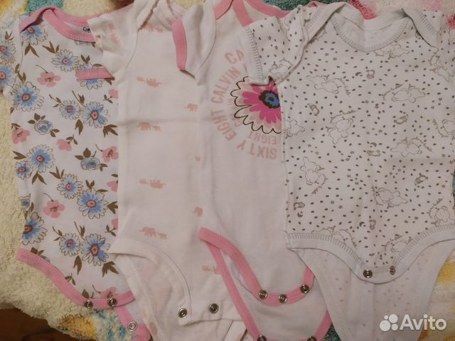 Одежда пакетом для девочки 0-3 месяца