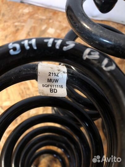 Пружина подвески задняя Vag 2020