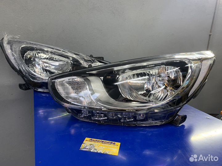Фары на hyundai solaris