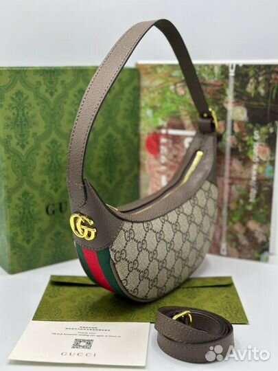 Сумка женская багет gucci