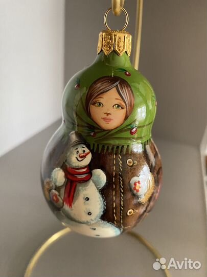 Елочные игрушки Рождественское Яблоко