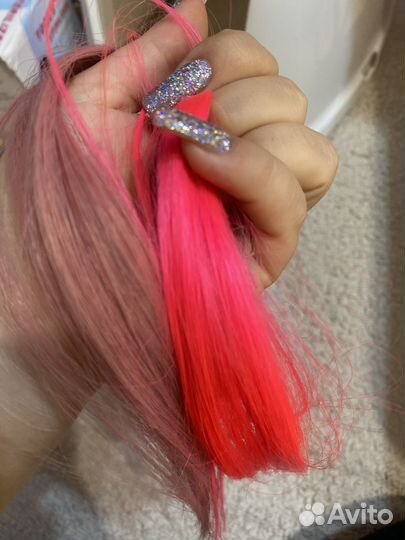 Волосы на капсулах