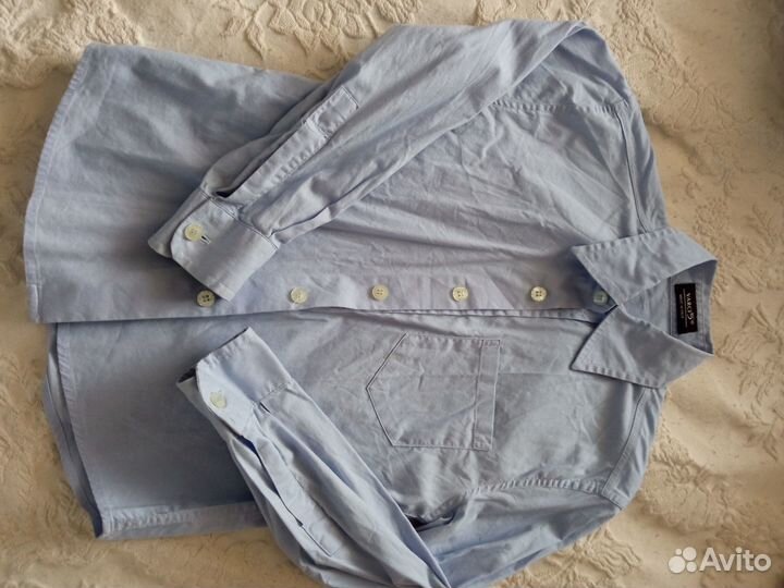 Рубашки на стройного мальчика 116-122