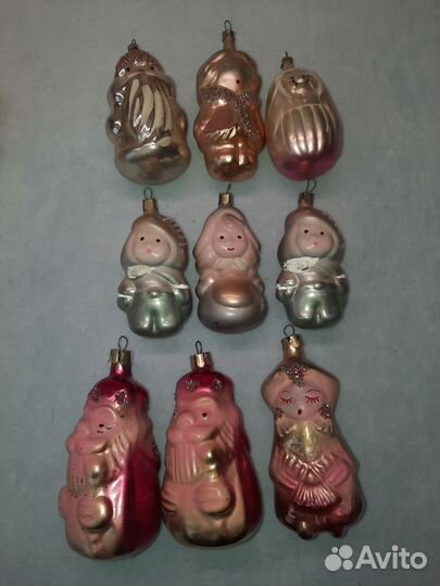 Елочные игрушки СССР