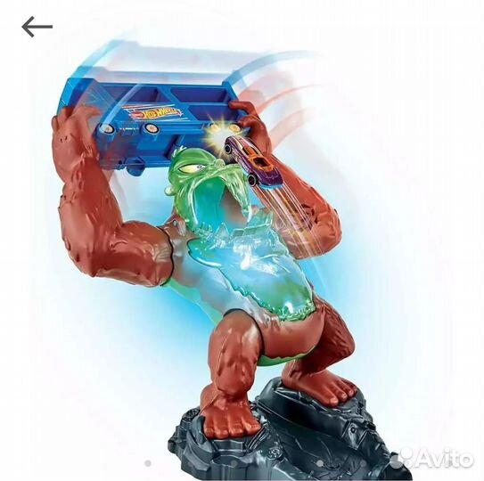 Hot wheels набор игровой атака бешеной гориллы