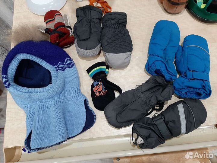 Шапка Шлем Краги