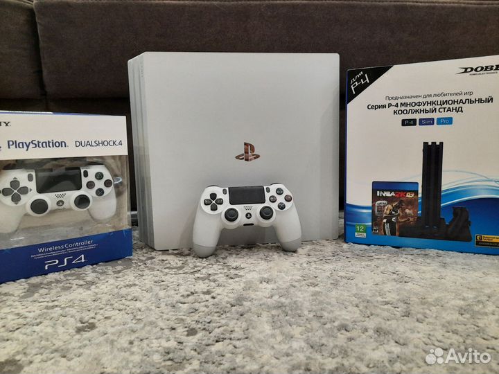 Sony playstation 4 pro PS4 pro,2 геймпада+ 60 игр