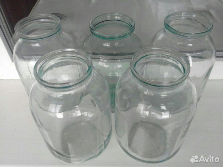 Банки стеклянные 1,5л, 2л, 3л