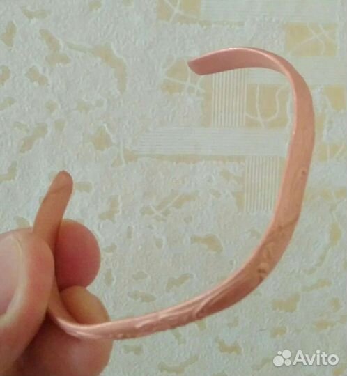 Браслет медный от давления