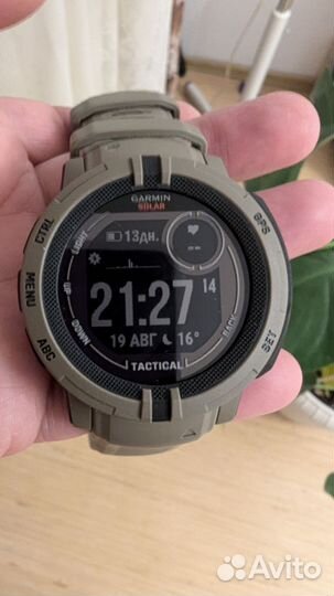 Часы Garmin instinct 2 solar tactical