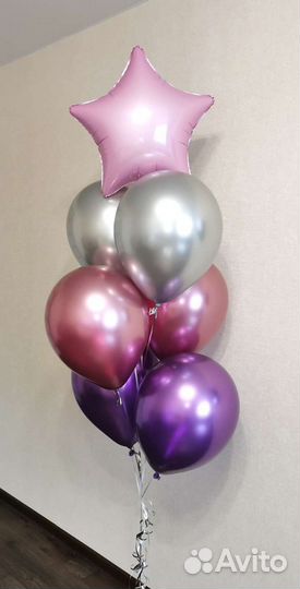 Воздушные гелиевые шары, шарики гелевые