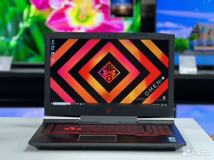 HP Omen 17.3 IPS Core i7 GTX1050 4G 16G SSD+HDD