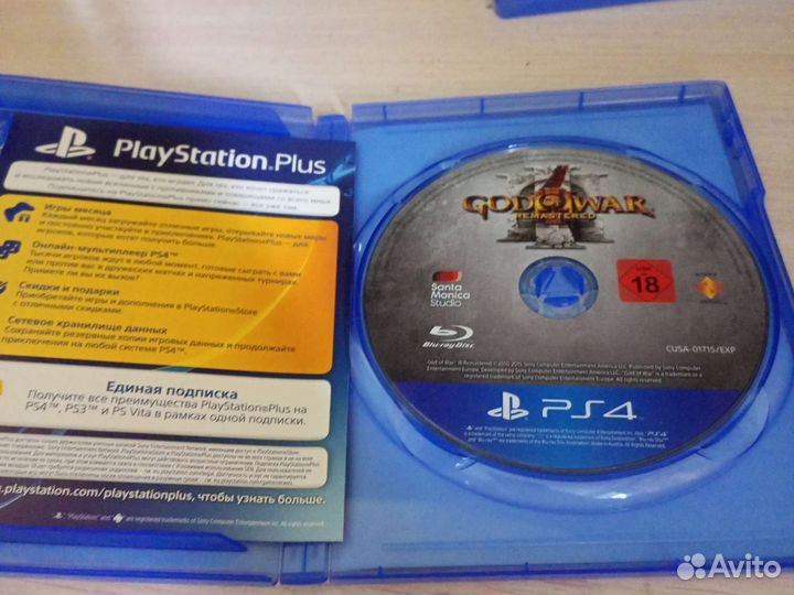 Игровые диски на ps4