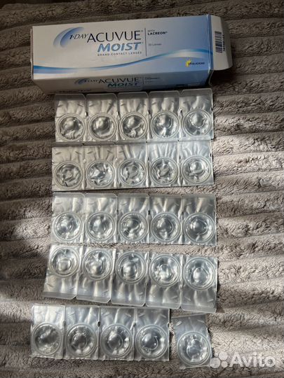 Линзы 1 day acuvue moist