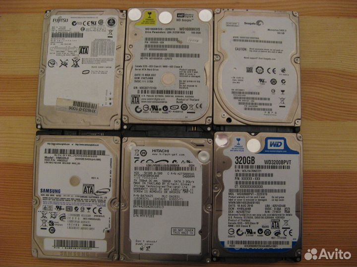 HDD 2,5 и 3,5 дюйма